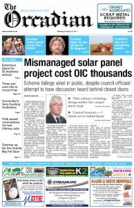 In this week’s edition of The Orcadian