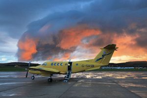 Orkney-bound air ambulance flew to Shetland by mistake