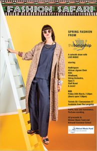 Fashion Safari! Catwalk, cupcakes and live music in a very good cause