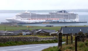 Kirkwall welcomes largest cruise ship to visit Orkney