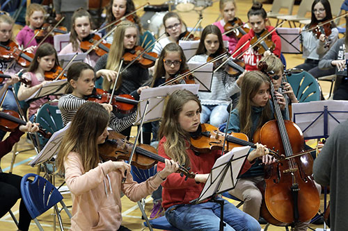 Superb Orkney schools orchestral concert