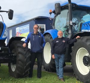 Fundraising tractor drivers arrive in Orkney