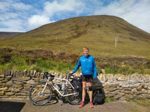 UK adventurer is climbing hills to raise money