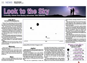 Look to the Sky: solar eclipse and darkening night skies