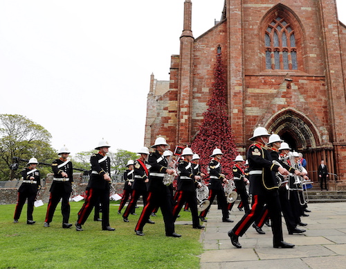Orkney commemorates HMS Vanguard