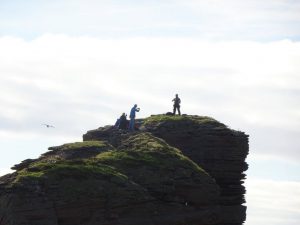 A tune atop the Old Man of Hoy