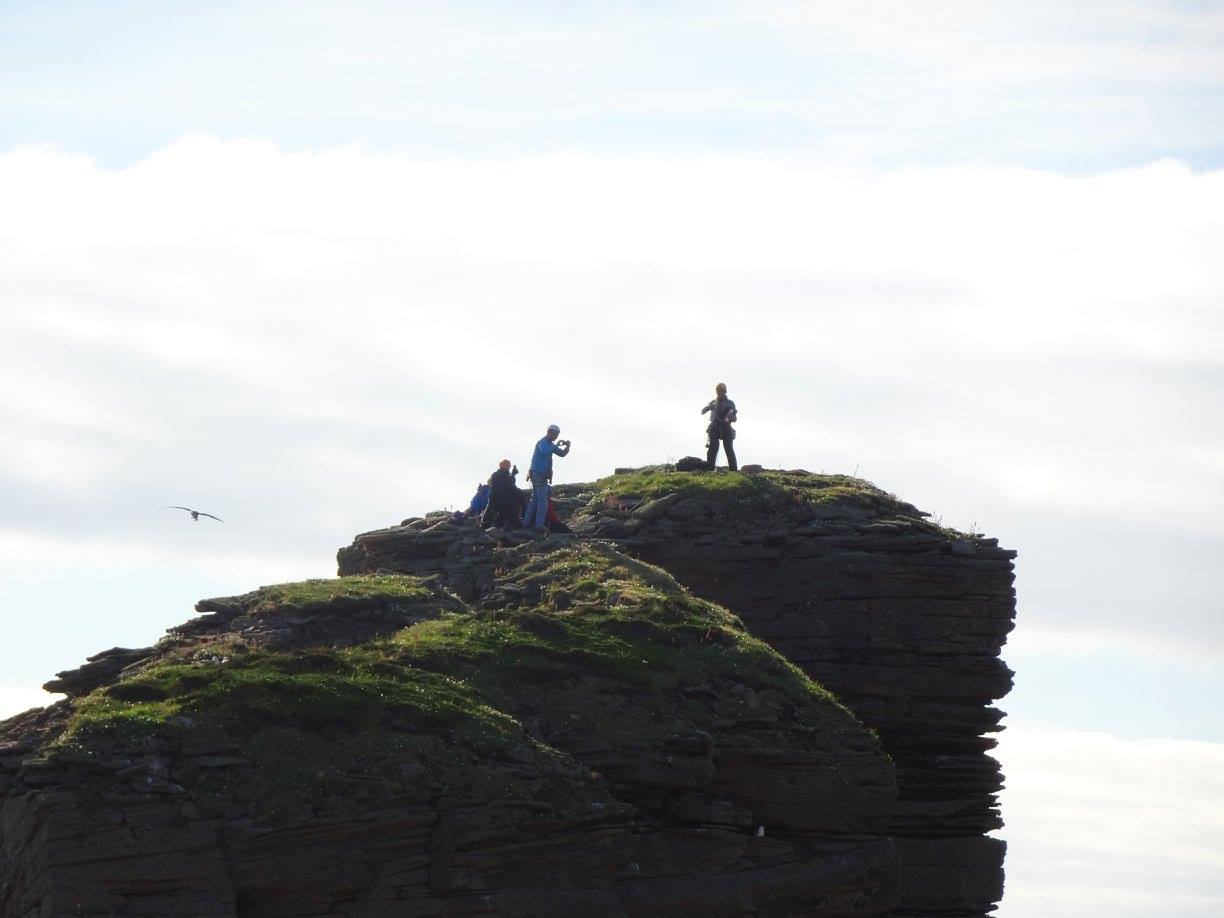 A tune atop the Old Man of Hoy