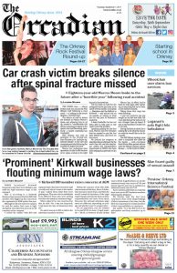 In this week’s edition of The Orcadian