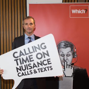 McArthur backs nuisance calls campaign