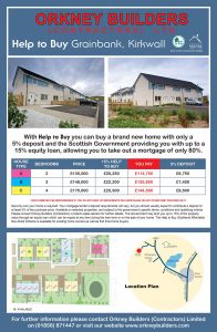 Orkney Builders – Help to Buy Grainbank, Kirkwall