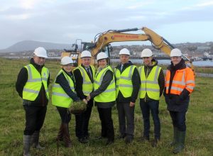 Turf cutting at site of new Stromness care home