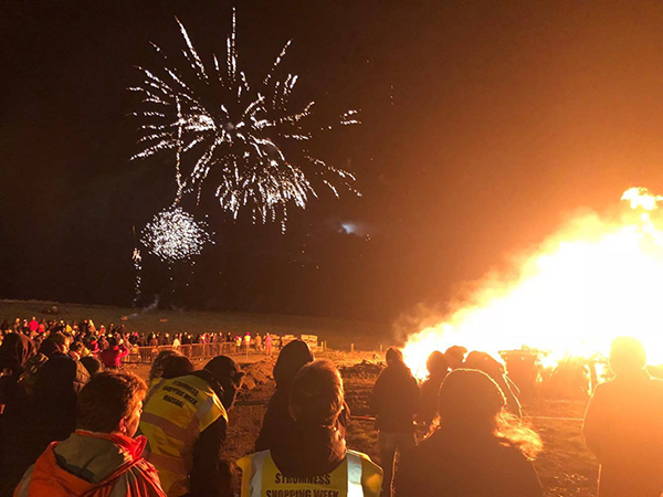 Stromness bonfire night success