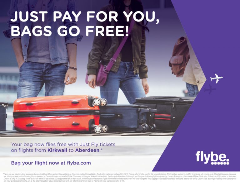 Flybe Just pay for you, bags go free! The Orcadian Online