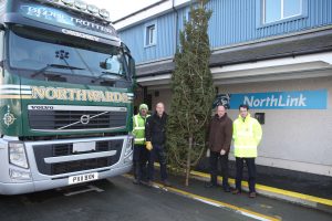Norwegian Christmas trees arrive in the county