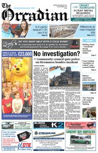 In this week’s edition of The Orcadian…