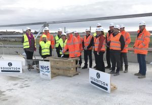 Topping out ceremony marks milestone for £64 million NHS Orkney hospital