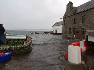 Flooding in the East Mainland and linked South Isles