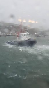 Hamnavoe heads to Scapa Flow after weather-related berthing difficulties