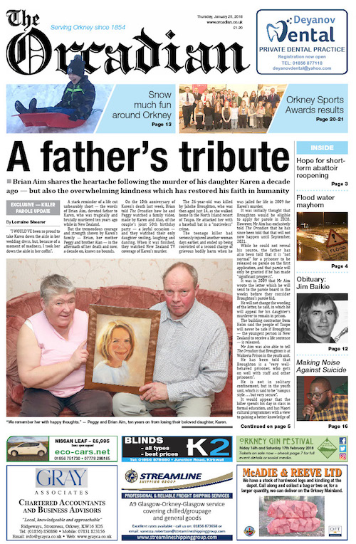 In this week’s edition of The Orcadian