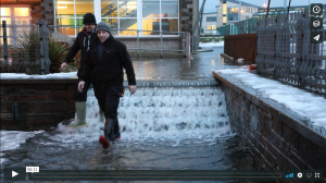 Video — Flooding at Papdale Primary School