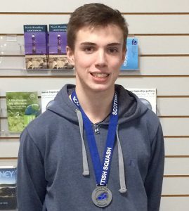 Young Orkney squash player receives national call-up