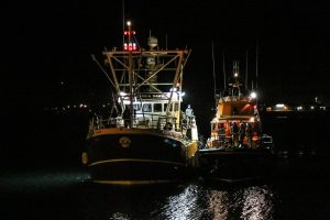 Clam boat rescued by Kirkwall Lifeboat