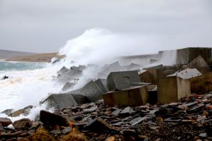 Storm Floris hits Orkney