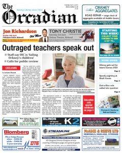 In this week’s edition of The Orcadian