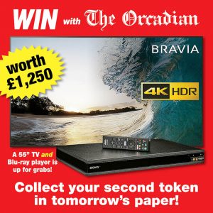 Win with The Orcadian – collect your second token in this week’s newspaper