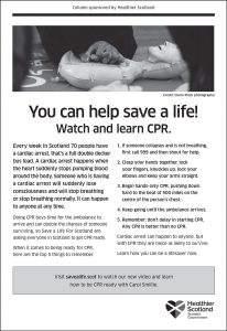 Scottish Government – Life After Cardiac Arrest