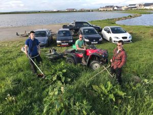 Council leader praises grass cutting effort
