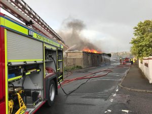 Firefighters tackle Kirkwall blaze