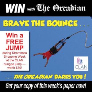 Win a bungee jump with The Orcadian