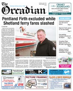 In this week’s edition of The Orcadian