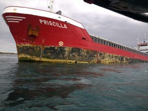 Salvage plan in the works for MV Priscilla