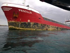 Grounded cargo ship remains stable ahead of re-float operation