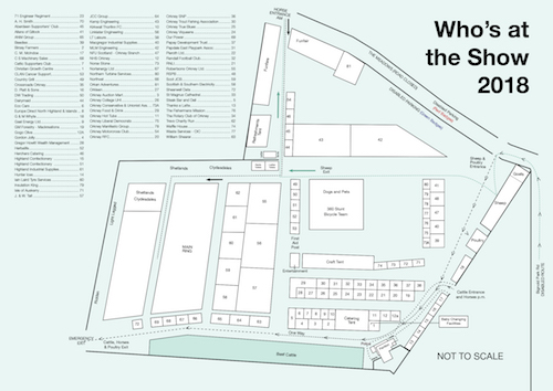 County Show — 2018 Park Map