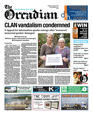 In this week’s The Orcadian
