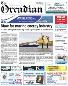 in this week’s edition of The Orcadian