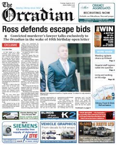 In this week’s edition of The Orcadian