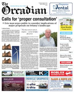 In this week’s edition of The Orcadian