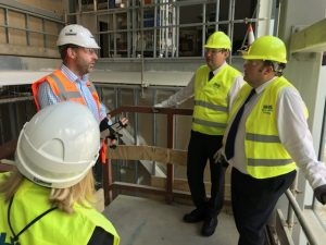 Shadow Health Secretary visits new hospital