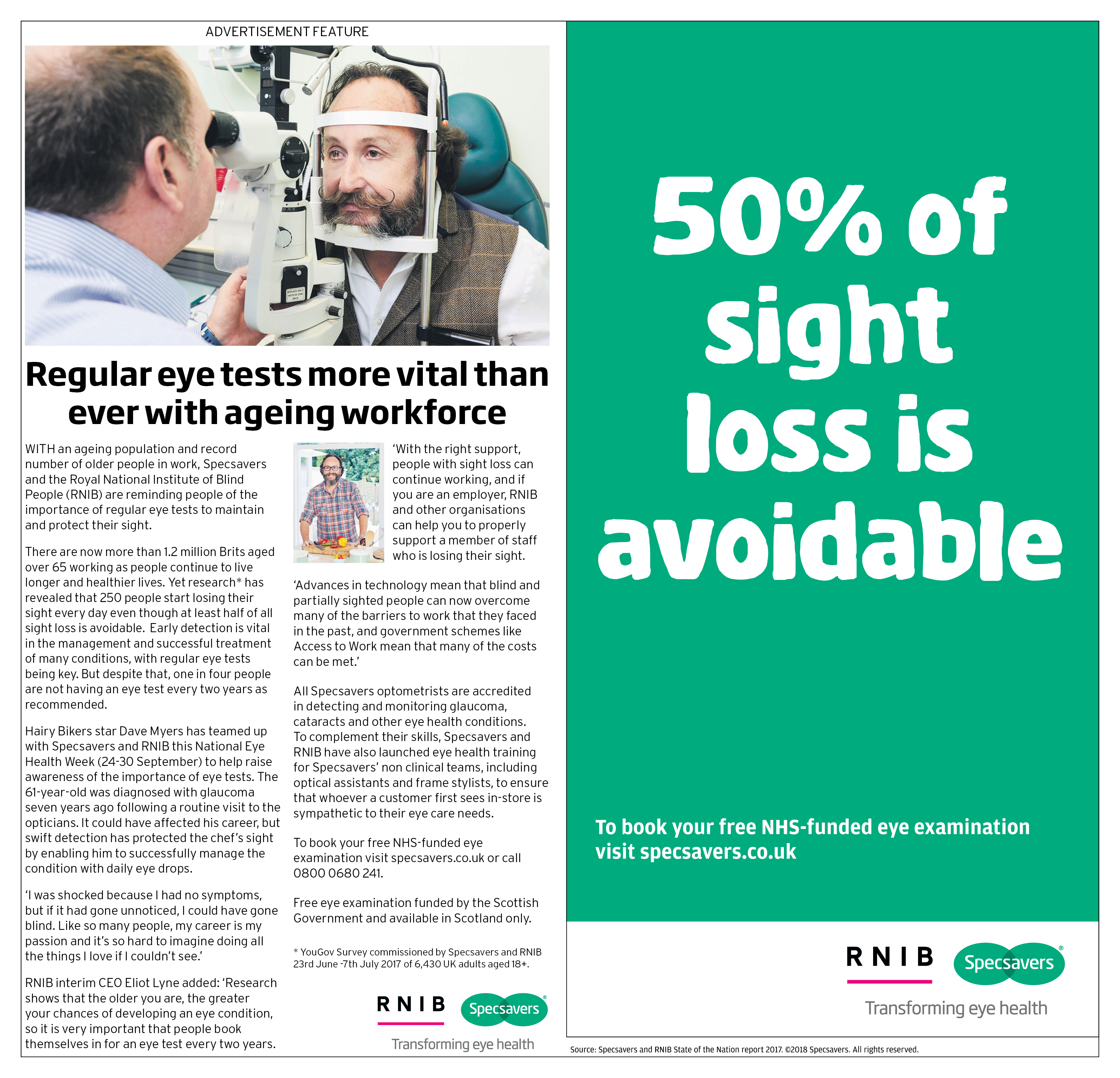Regular eye tests more vital than ever with ageing workforce