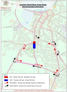 Diversions in place and changes to bus routes ahead of major Kirkwall road works