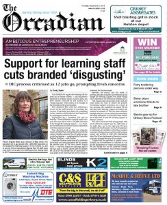 In this week’s edition of The Orcadian
