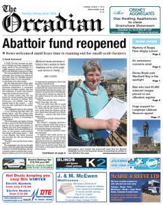 In this week’s edition of The Orcadian