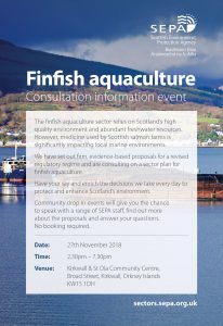 Finfish Aquaculture – Consultation Information Event
