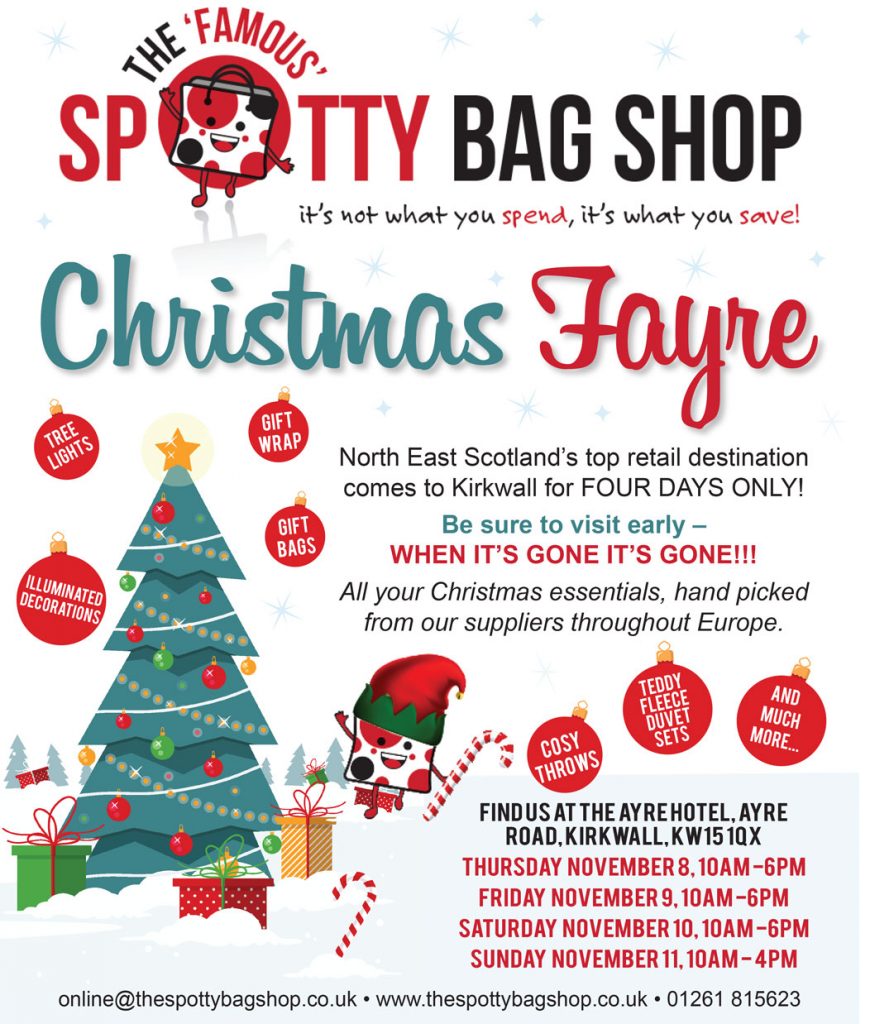 Spotty Bag Shop Christmas Fayre The Orcadian Online