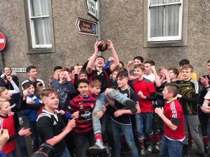 Uppies claim first ba’ of the season