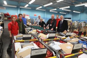 Council convener visits postal staff